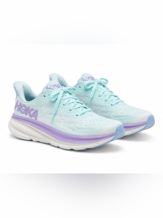 Hoka Shoes - Hoka Clifton 9 Women's Sneaker in Sunlit Ocean/Lilac Mist Size 7D